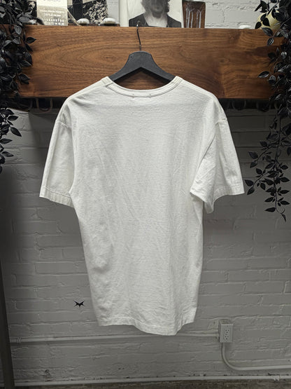 2014 Comme Des Garçons Homme Plus ‘Double Zip’ White Cotton T-Shirt