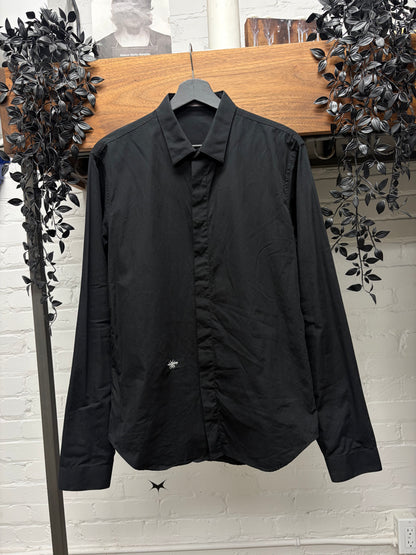 AW2005 Dior Homme ‘In the Morning’ Bee Embroidered Logo Button Up Shirt