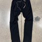 Rick Owens ‘Berlin’ Black/Cream Drawstring Sweatpants