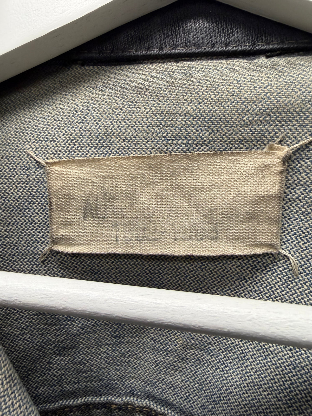 AW1992 1/1 Maison Martin Margiela ‘Employee Gifted’ Hand Painted Black Denim Jacket