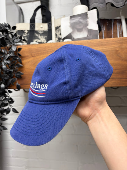 AW2017 Balenciaga ‘Campaign Logo’ Strap-Back Baseball Hat