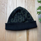 Dolce & Gabbana Black Monogram Logo Beanie