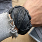 FW2022 Balenciaga ‘Tyre’ Melted Rubber Black Bangle Bracelet