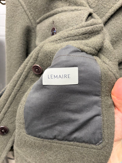 Lemaire Heavyweight Dark Brown Wool ‘Hunting’ Jacket