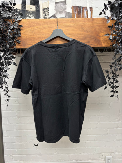 Celine ‘Loose T-Shirt’ Black Jersey Cotton Logo T-Shirt