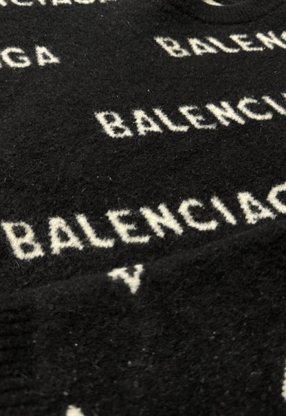Balenciaga Monogram Knit Sweater