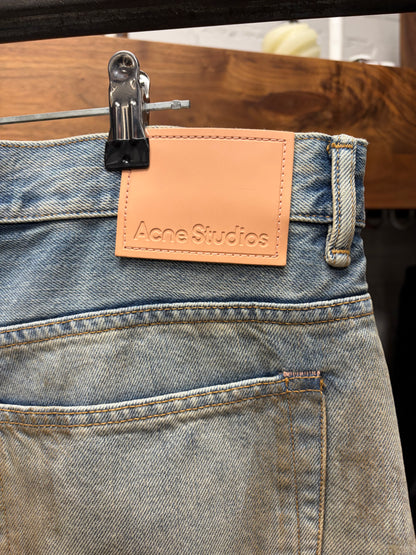 Acne Studios ‘2021M’ Mud Washed Blue Flared Denim