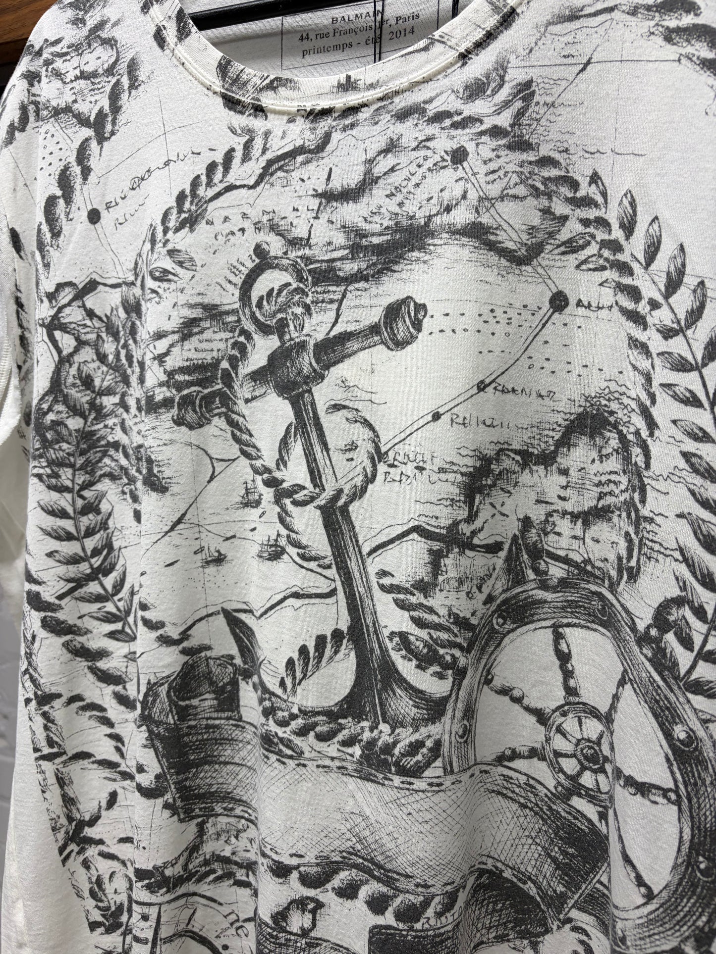 SS2014 Balmain 'Sailing Expedition'
White Sleeveless Tank Top
