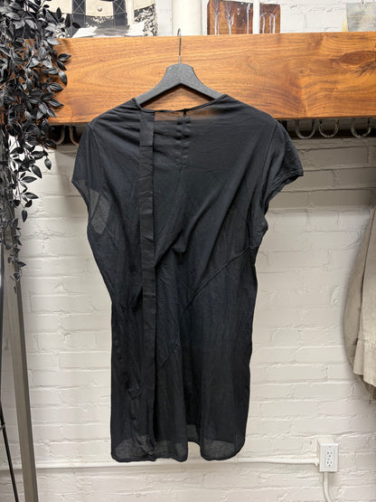 AW2008 Rick Owens ‘Stag’ Sheer Black ‘Level’ Tank Top