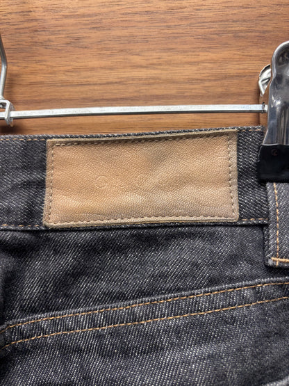 2000s Gucci Washed Grey Bootcut Button Fly Denim