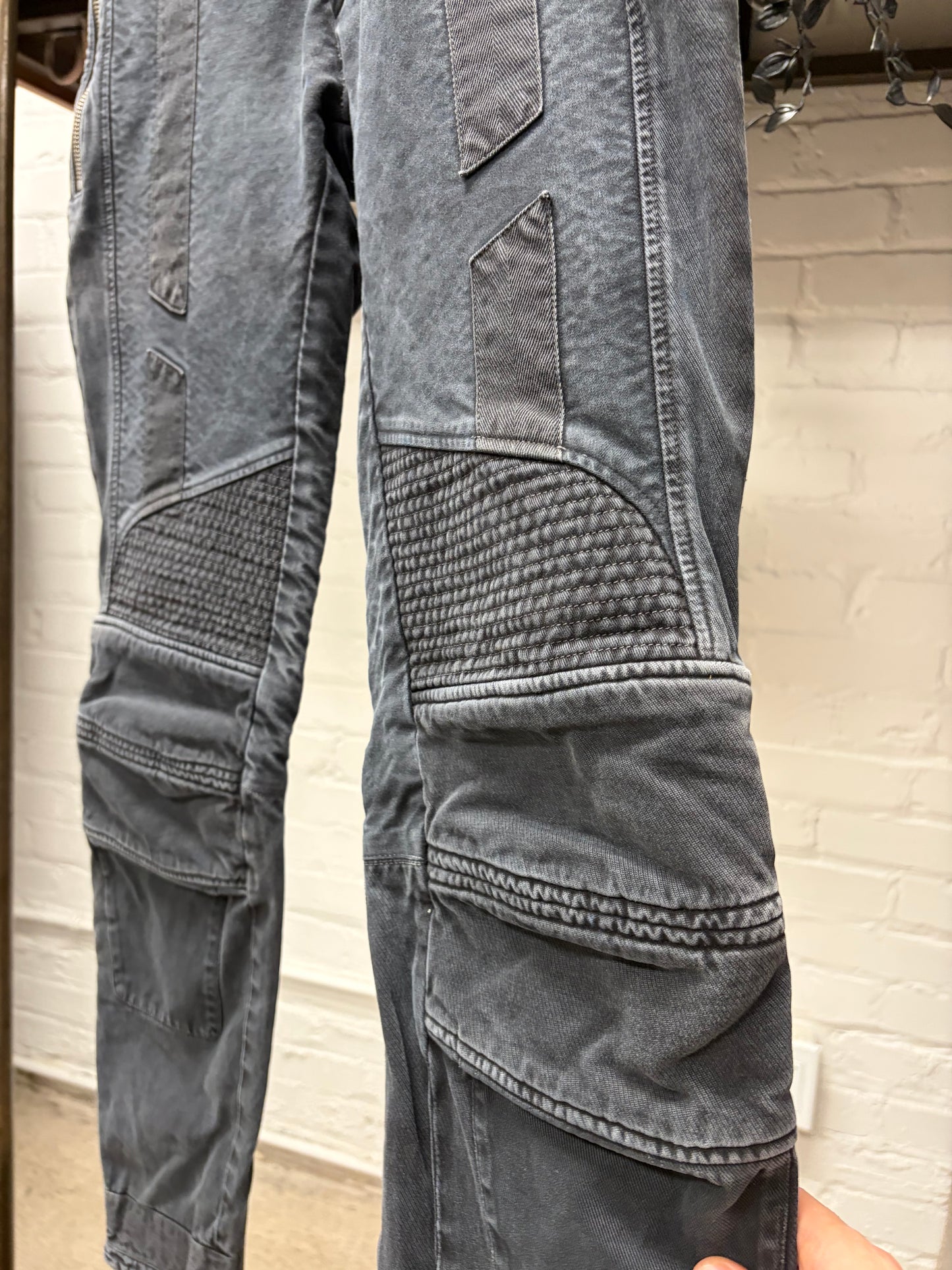 Dries Van Noten ‘Rustic Blue’ Biker Denim