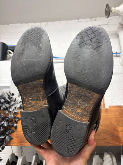 Gucci ‘Horsebit’ Black Leather Engineer Boots