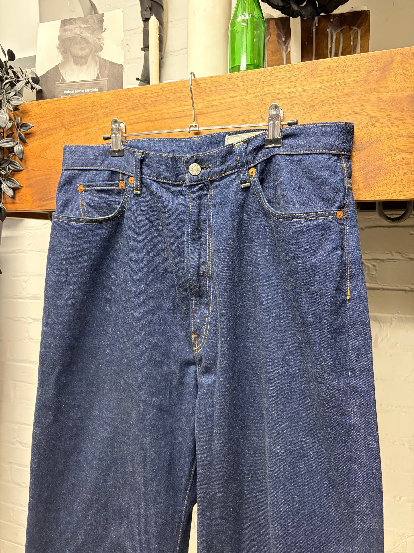 Kapital Classic Blue ‘Momonroe’ 12oz Wide Leg Denim