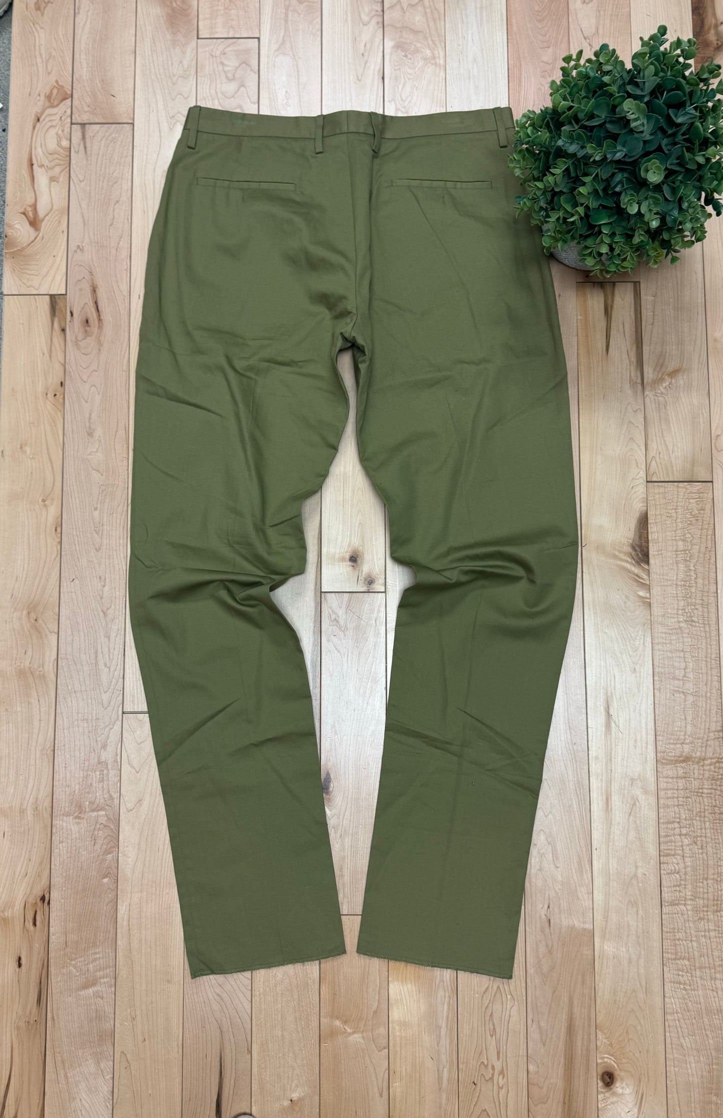 SS2015 Maison Margiela ‘Olive Green’ Boot Cut Trousers