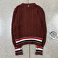 Thom Browne ‘Donegal Stripe’ Cable Knit Sweater