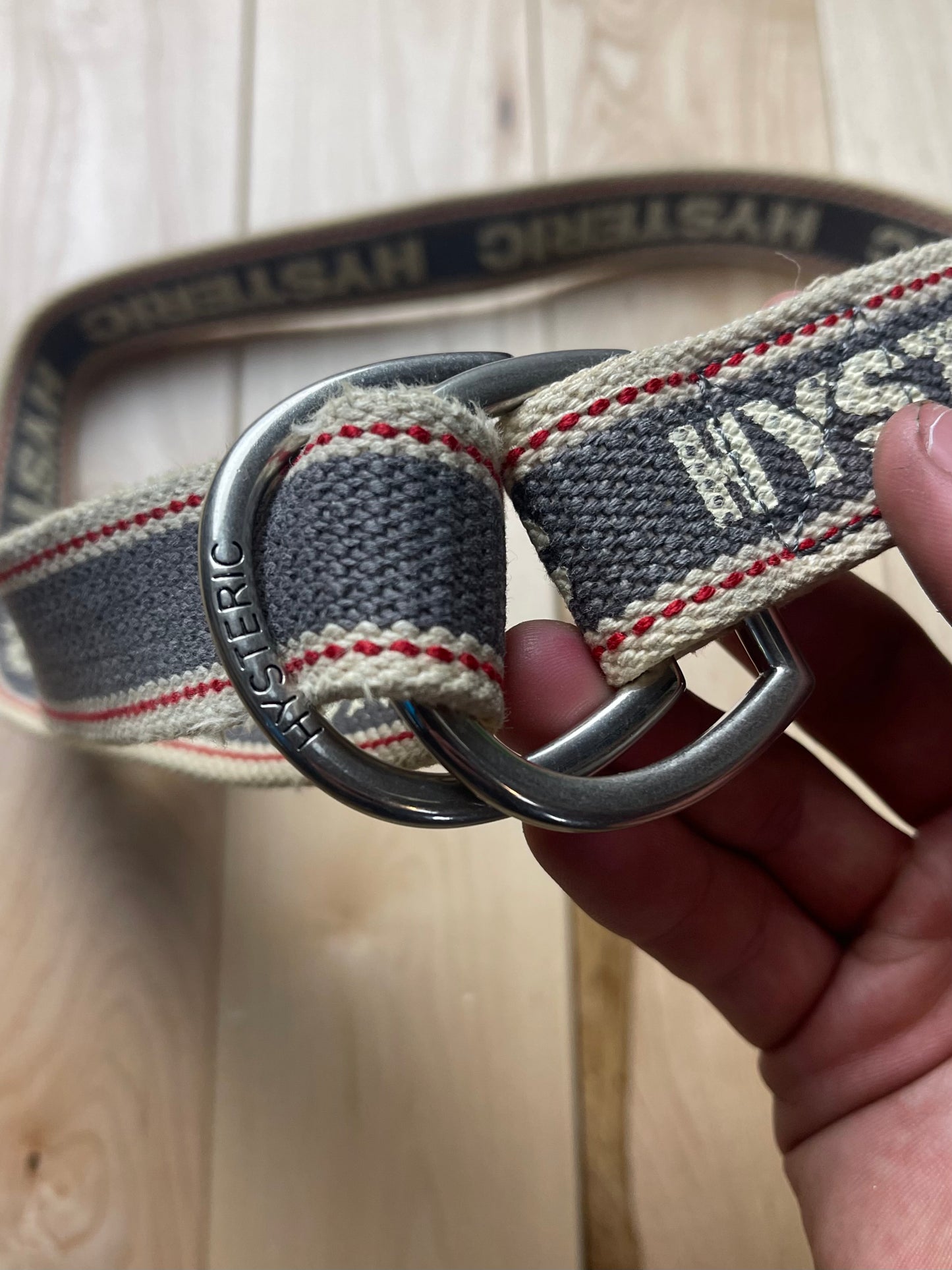 2000s Hysteric Glamour Rope Spellout Logo Belt