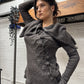 Vintage Jean Paul Gaultier ‘Chinoiserie’ Asymmetric Zip Knit Sweater