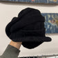 Yohji Yamamoto Y’s ‘Brimmed’ Black Wool Beanie