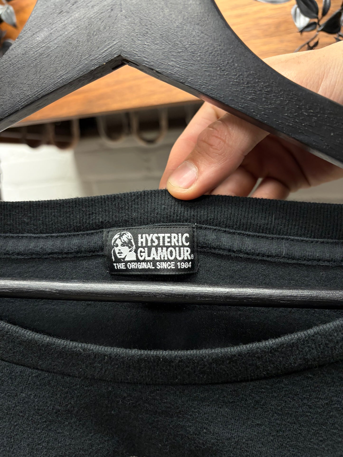 Hysteric Glamour ‘Trash It Up’ Black Graphic T-Shirt