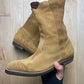 Maison Margiela Pointed Toe Brown Suede Western Boots