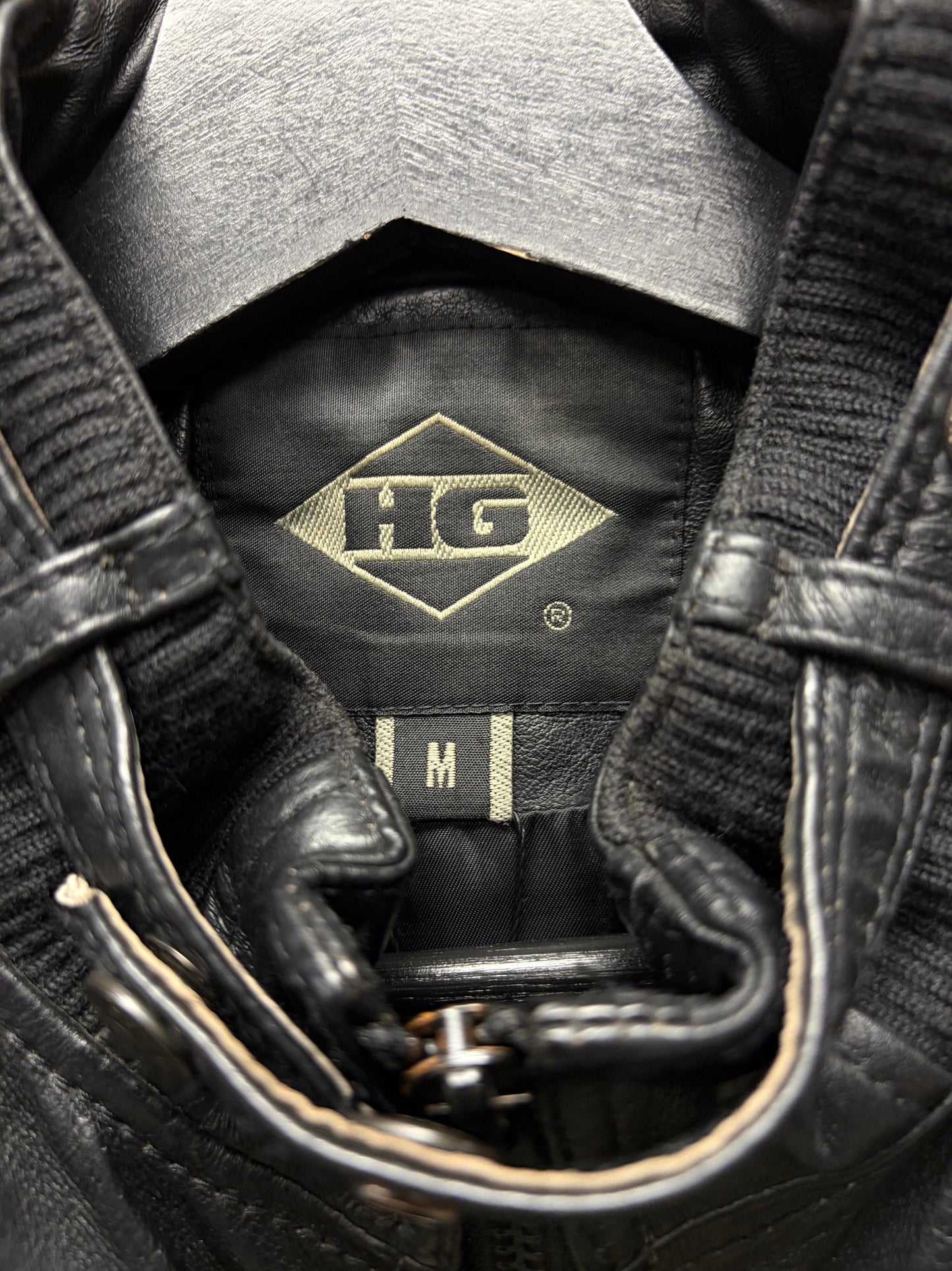 Hysteric Glamour Calfskin Leather Black Moto Jacket