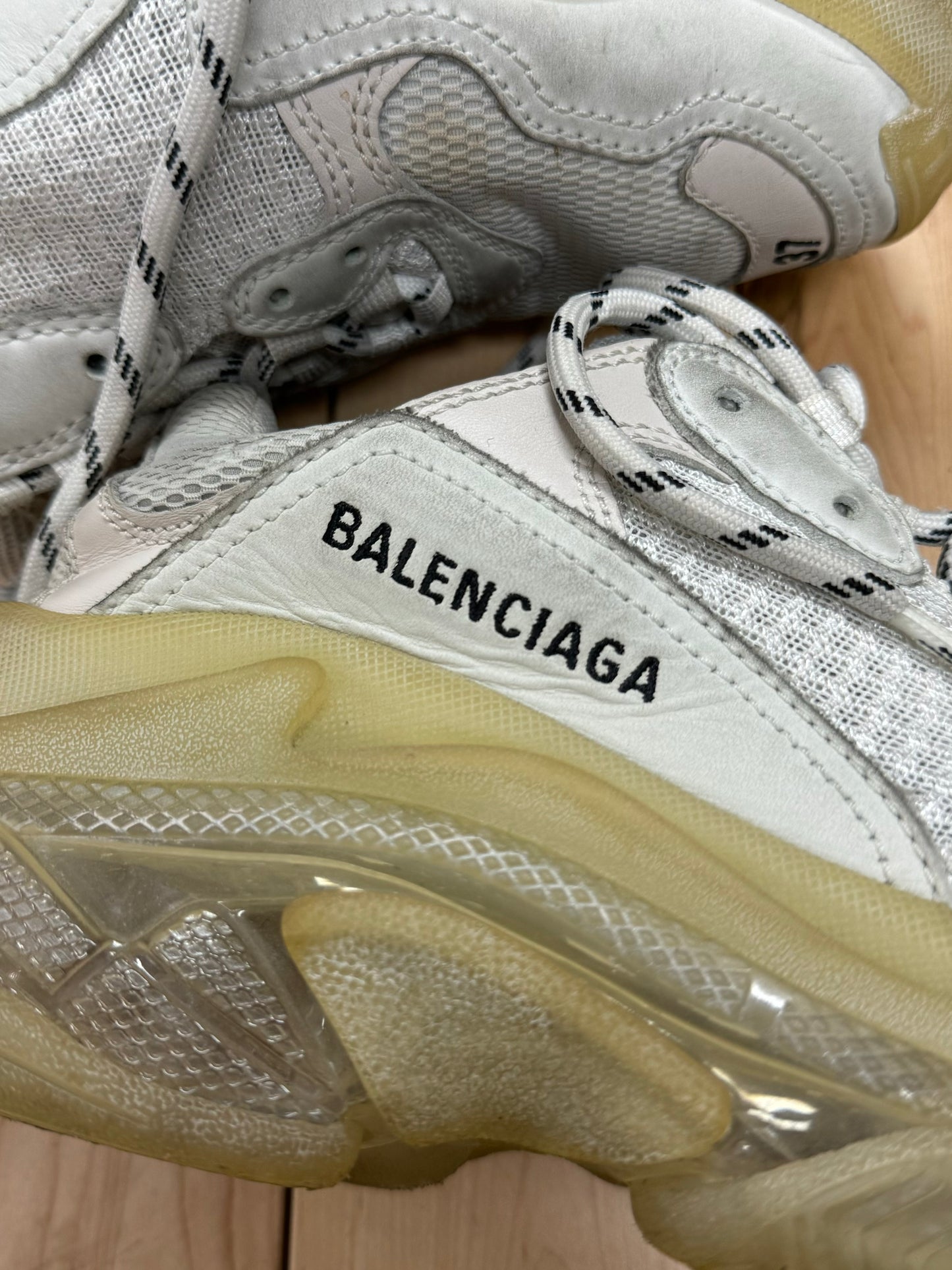 Balenciaga ‘Triple S’ Slate Grey Low Top Sneakers