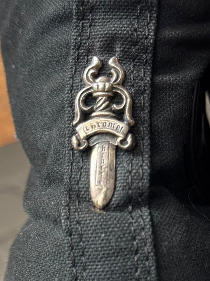 Chrome Hearts x Converse Leather Star Patch ‘Chuck 70’ High Top Sneakers