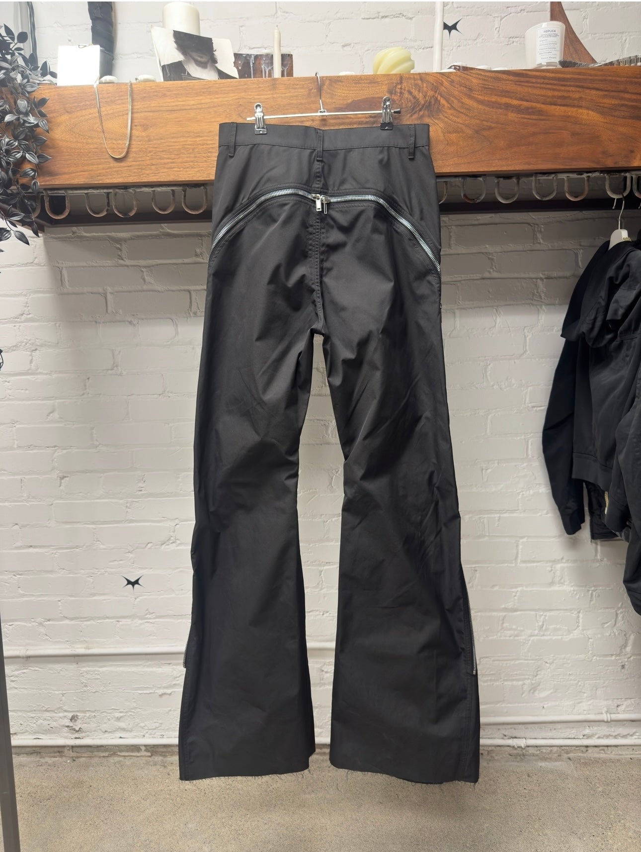 SS2023 Rick Owens ‘Edfu’ Banana Cut Flared Pants