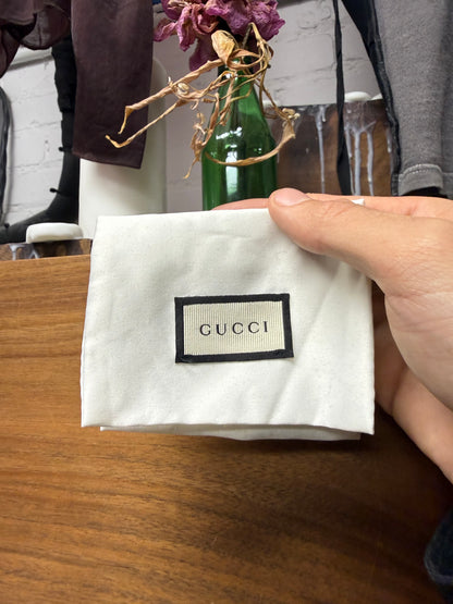 Gucci ‘Ghost’ .925 Silver Engraved Monogram Spacer Ring