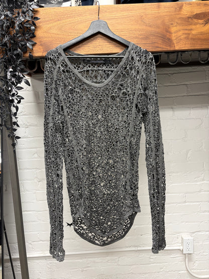 SS2025 Julius Mesh ‘Netted’ Long Sleeve Shirt