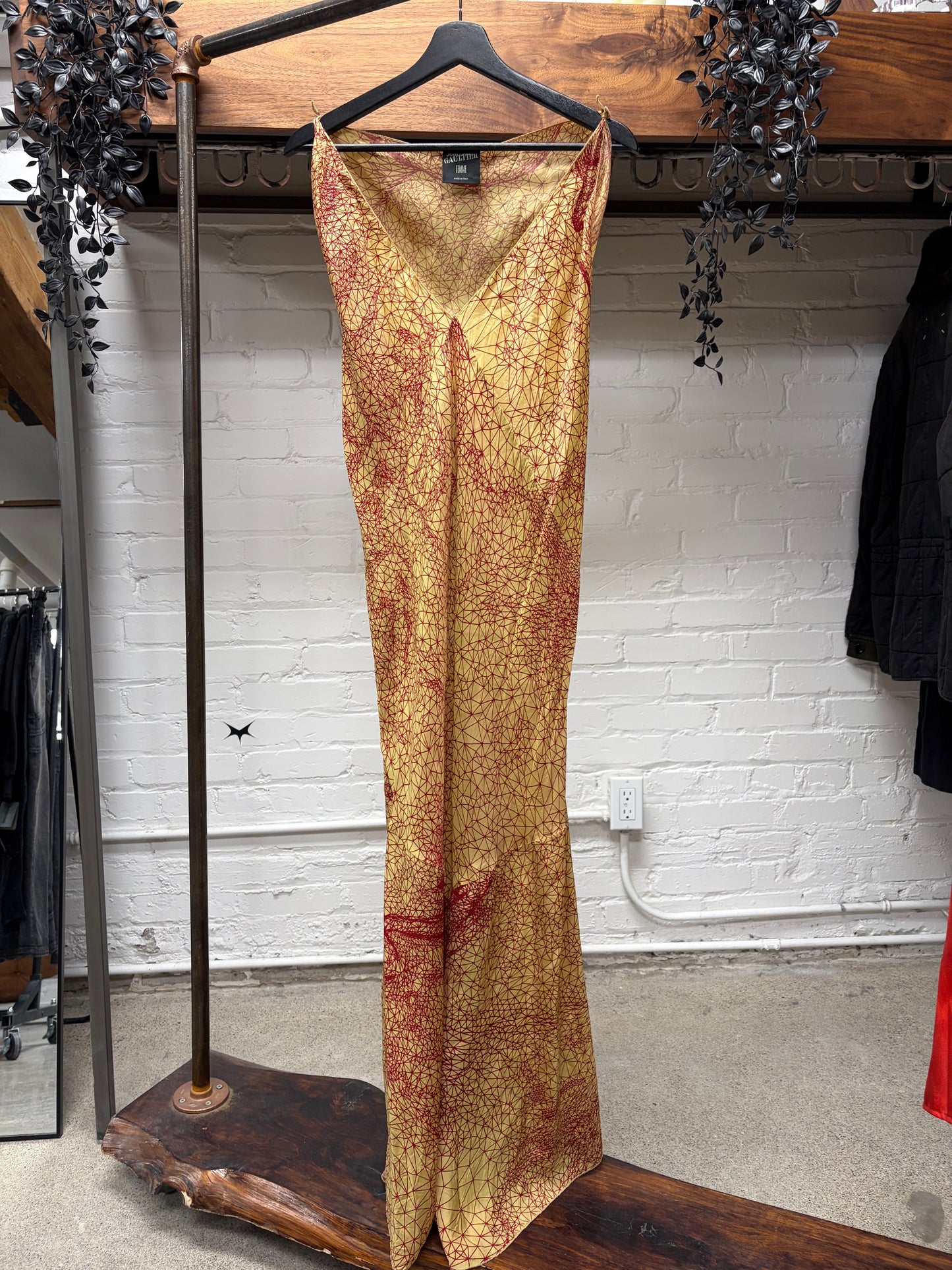 SS01 Jean Paul Gaultier ‘Constellation’ Silk Slip Dress