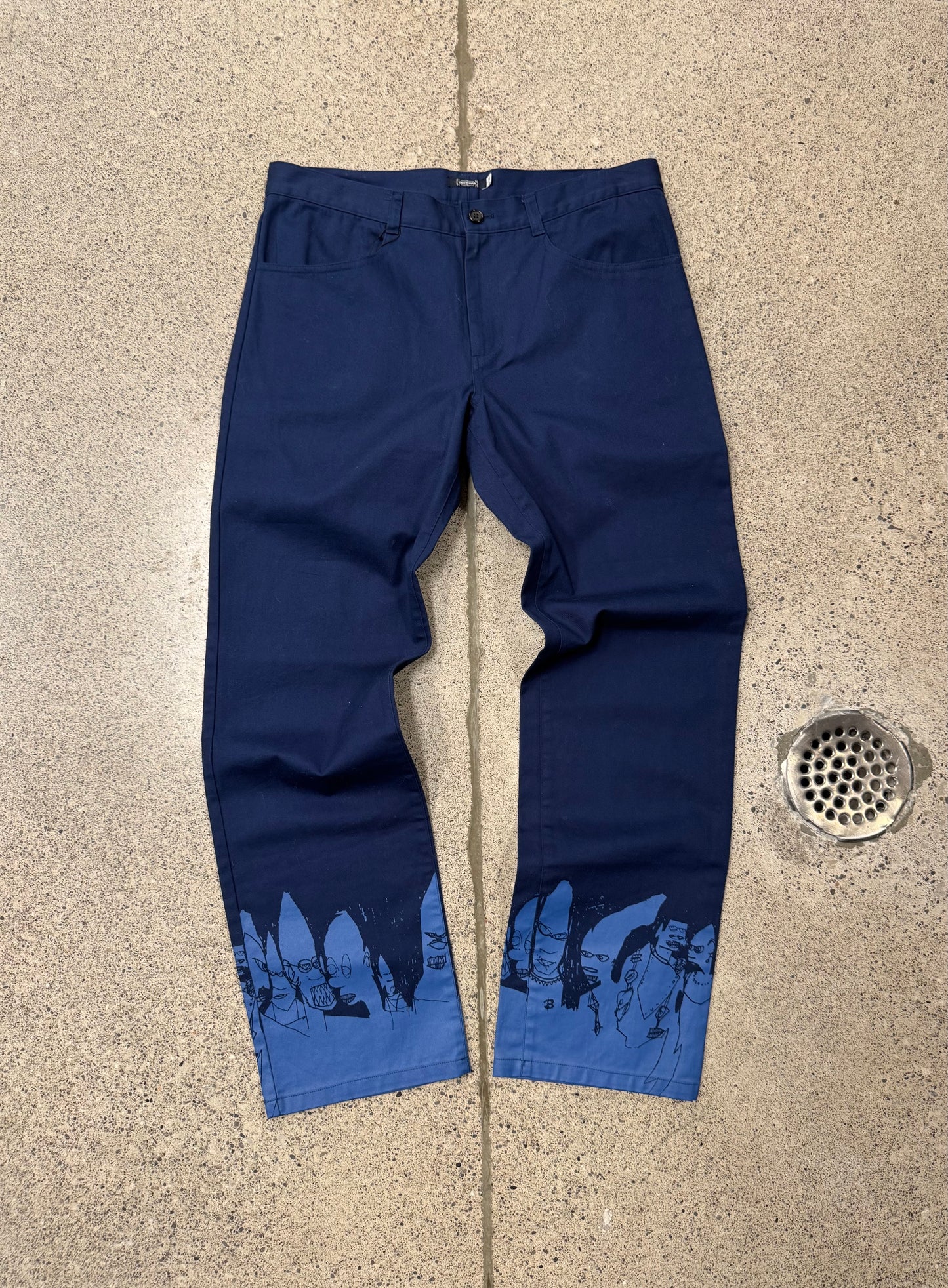 AW2001 Undercover x Futura ‘DAFV’ Pants