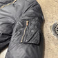 Rick Owens ‘Goose Down’ Padded MA-1 Black Bomber Jacket