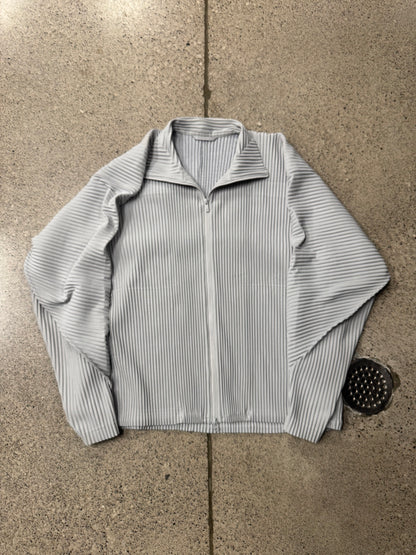 Issey Miyake Homme Plisse Pleated Grey Track Jacket
