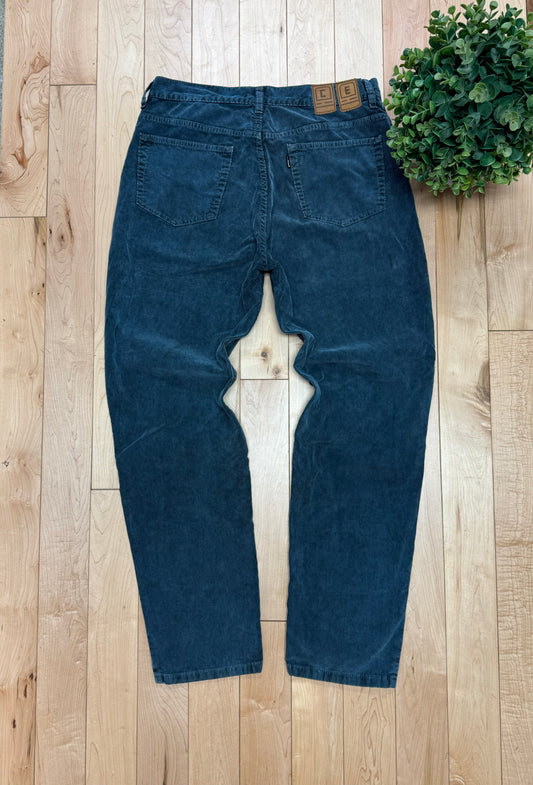 Cav Empt Overdyed Blue Corduroy Pants