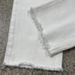 Celine White ‘Raw Hem’ Slim/Skinny Denim
