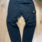 Stone Island Washed Black Badge Sweatpants