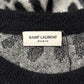 AW2016 Saint Laurent ‘Babycat’ Leopard Print Mohair Sweater