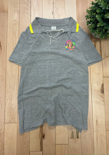 Kapital ‘Jersey Lace’ Embroidered Logo Polo