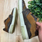 Louis Vuitton Brown Leather/Suede Low Top LV Trainers