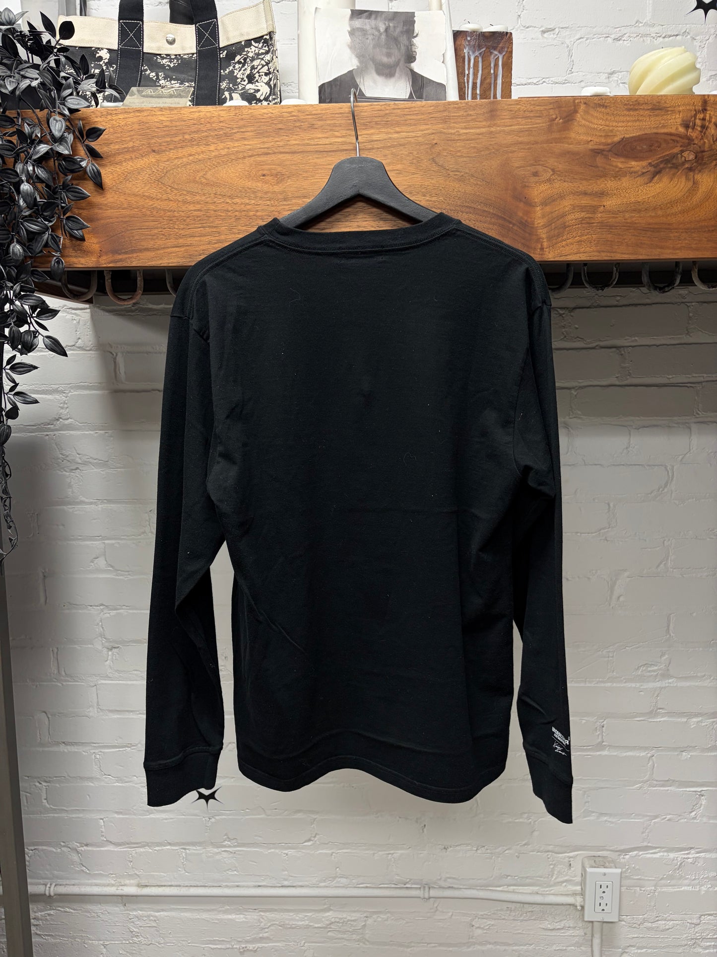 AW2023 Undercover ‘Klaus’ Black Long Sleeve Shirt