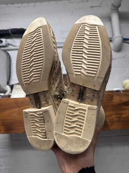 Carol Christian Poell ‘Laser Cut’ Kangaroo Leather Tornado Zip Boots