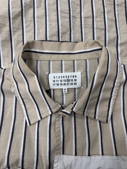 SS2019 Maison Margiela ‘Pinstripe’ Cotton Trucker Jacket