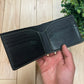 Issey Miyake Black Leather Bifold Wallet