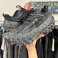 Balenciaga ‘Defender’ Bounce Black Low Top Sneakers