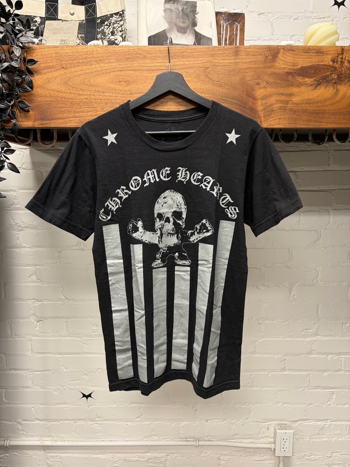 Chrome Hearts ‘Foti Flag’ Black Graphic T-Shirt – Alex Maxamenko