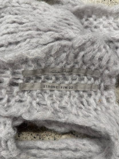 SS2022 Rick Owens ‘Strobe’ Spider Web Gown