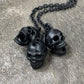 SS2006 Number (N)ine ‘Welcome to the Shadows’ Triple Skull Necklace