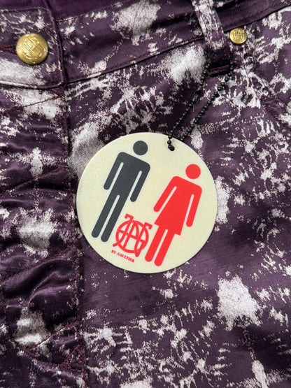 Vintage Jean Paul Gaultier Purple Full Print Pants