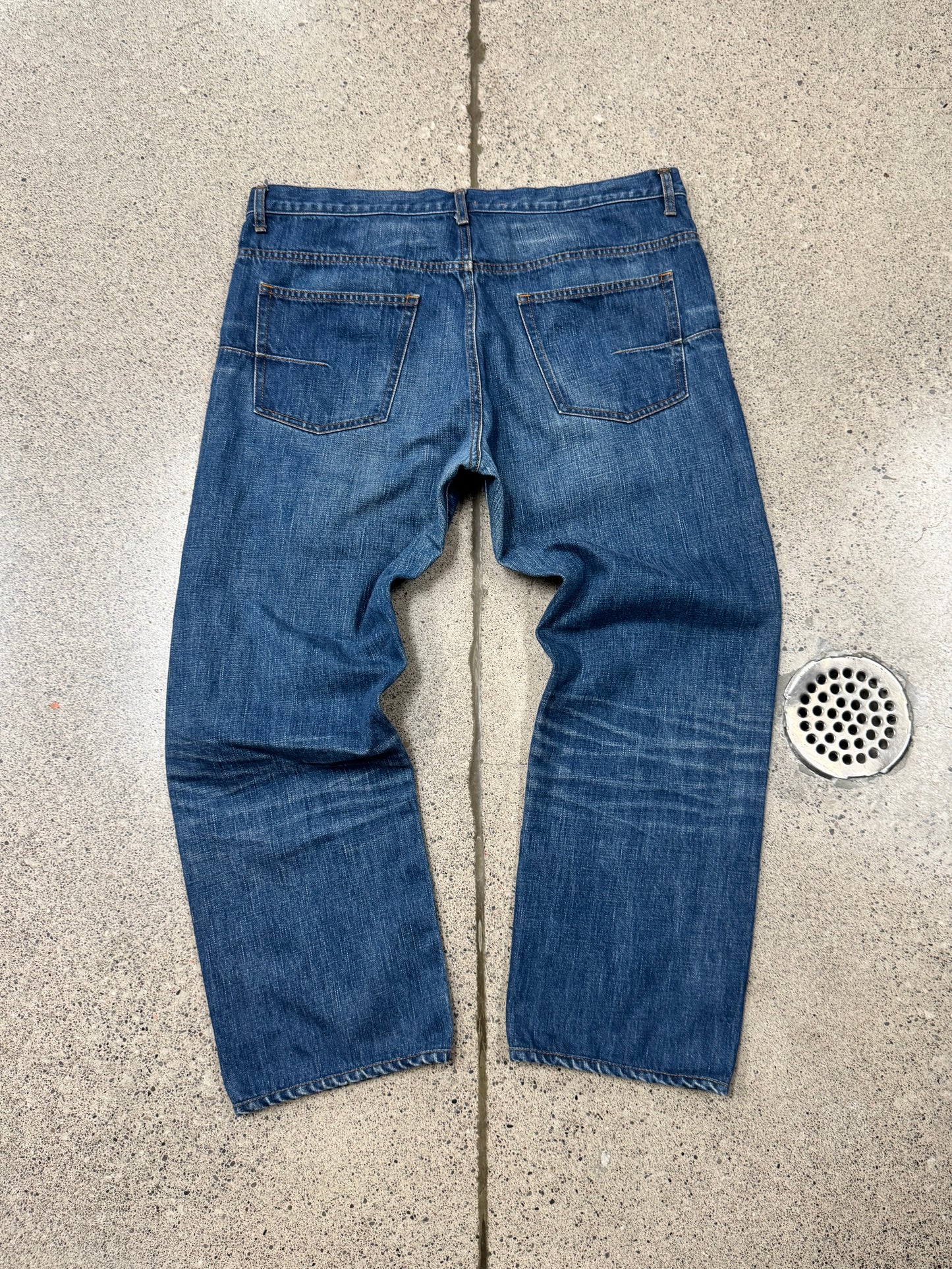 Dior Homme ‘Clawmark’ Washed Blue Denim